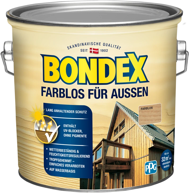 Farblos-Lasur für Aussen