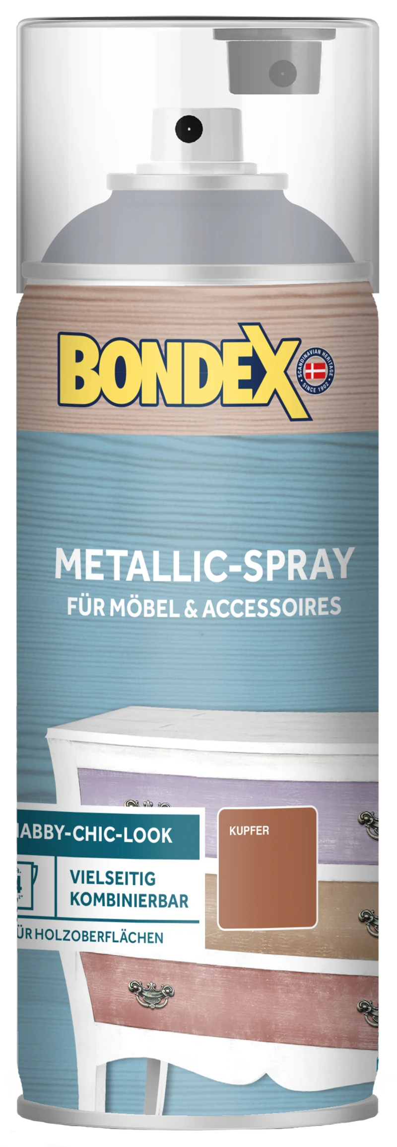 Kreidefarbe Metallic-Spray