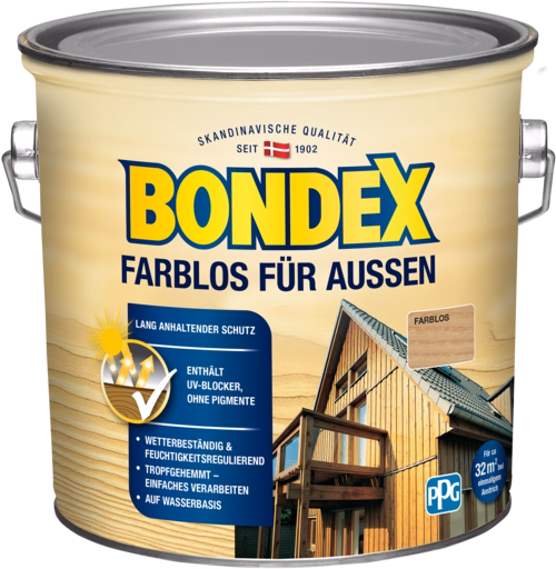 Farblos-Lasur für Aussen