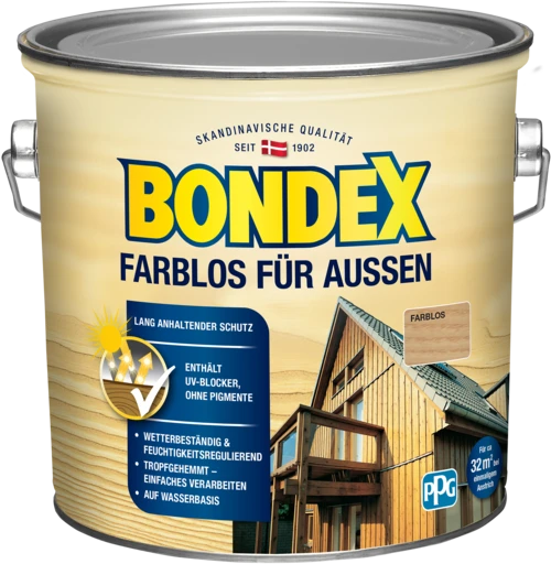 Farblos-Lasur für Aussen