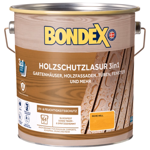 Holzschutzlasur 3in1